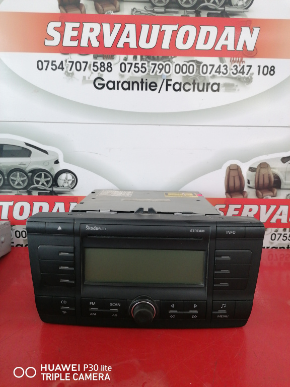 Radio CD Skoda Octavia 1.9 Motorina 2007, 1Z0035161B