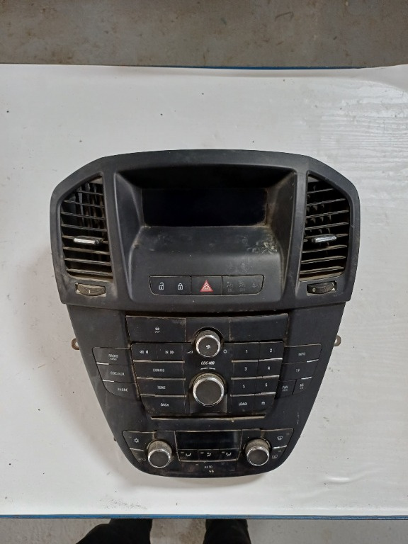 Radio complet cu panou clima și display Opel Insignia 2.0 A20DTH 2010 euro 5