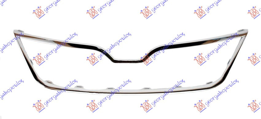 RAMA CROMATA GRILA - SKODA RAPID 12-, SKODA, SKODA RAPID 12-19, 750004550