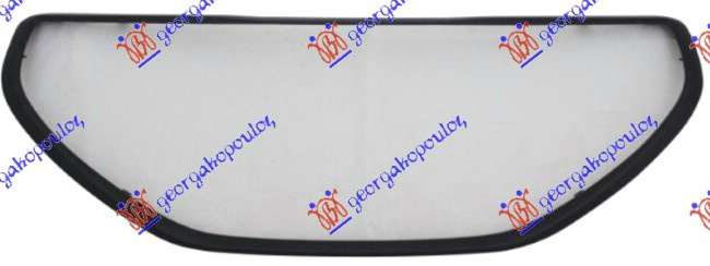 Rama grila bara fata PEUGEOT 208 12-15 cod 1607428680