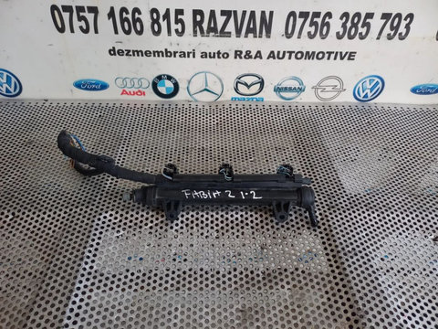 Rampa Injectie Injectoare Injector Skoda Fabia 2 Vw Polo Seat Ibiza 1.2 Benzina Motor CGP - Dezmembrari Arad