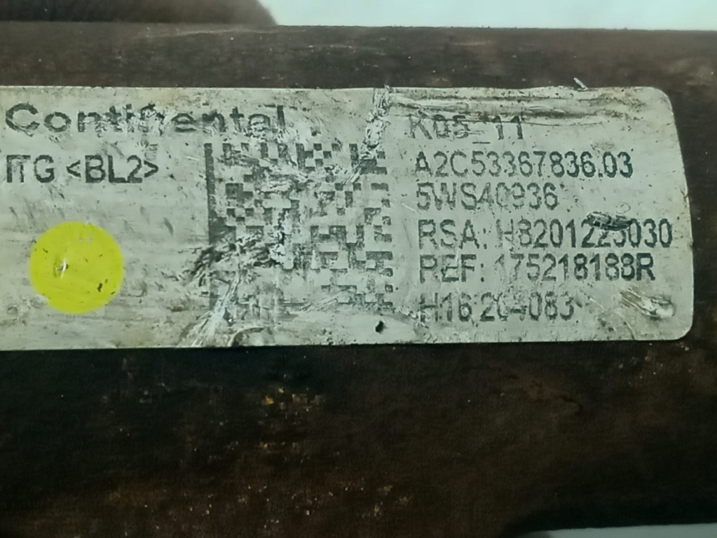 Rampa injectoare 1.5 dci k9k h8201225030