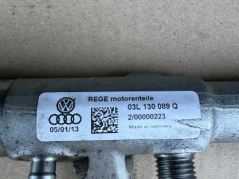 Rampa injectoare pentru Audi A4 B8.5 2.0 TDI Cod motor CGL An 2013 Cod 03L130089Q/057130764AB