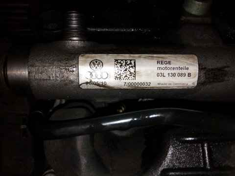 Rampa injectoare VW Golf 03L130089B 1.6 TDI 77kw 2010-2015 motor CAY