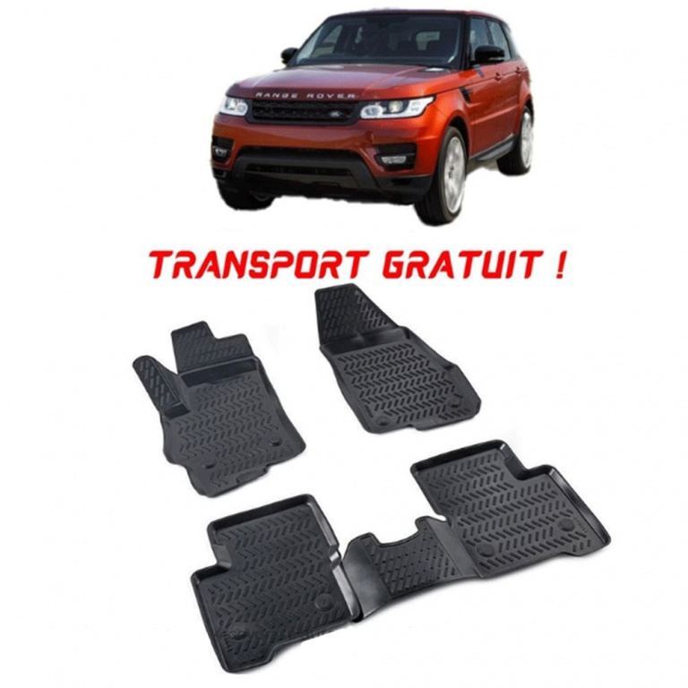 Range Rover Sport I (L320) 2005-2013 Set 4 covorase auto din cauciuc tip tavita premium line 3D - Transport Gratuit! 74476-UMB150-D1