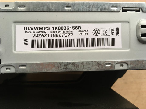 RCD210 MP3 Cd Audio Volkswagen GOLF VI 1k0035156b