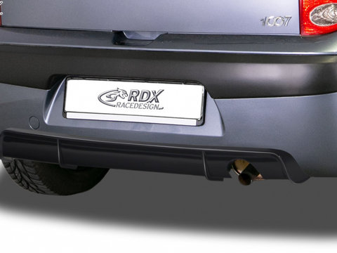 RDX Difuzor Difuzor prelungire bara spate pentru PEUGEOT 1007 Diffusor ornament parte spate difuzor spate RDHAD3012 material ABS