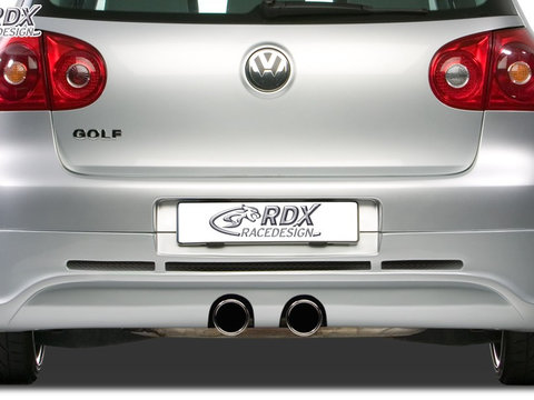 RDX Difuzor Difuzor prelungire bara spate pentru VW Golf 5 "GTI/R-Five" cu teava esapament pentru R32-Auspuff Fusta bara spate Heck RDHA030-M material ABS