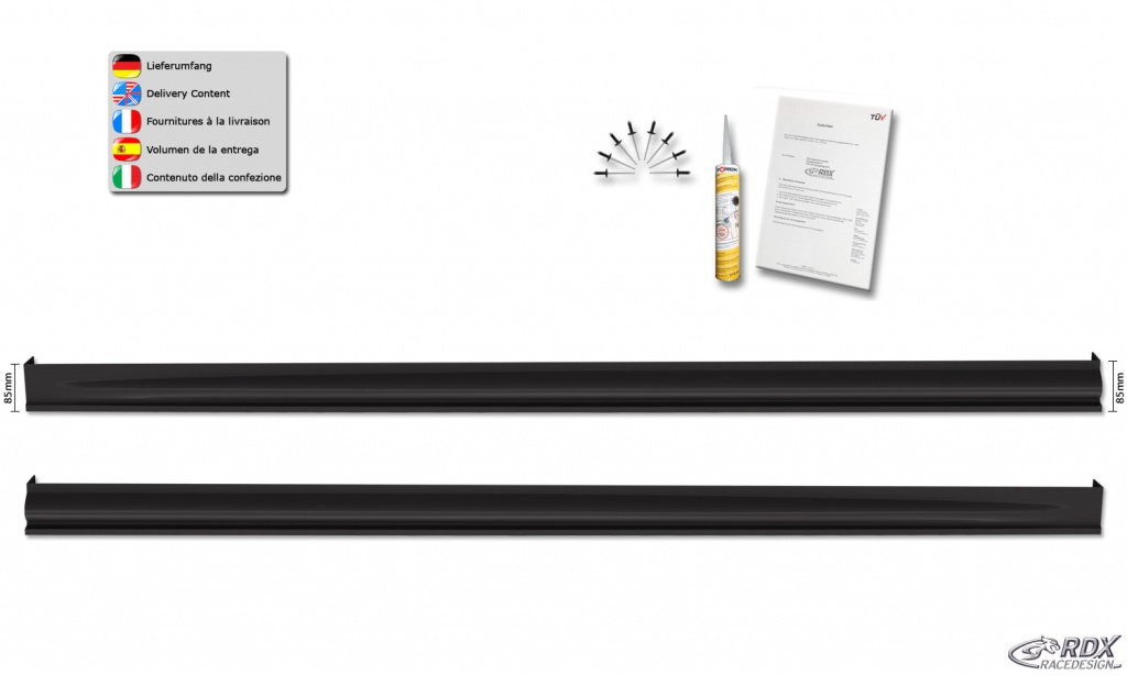 RDX Praguri Laterale pentru VW Passat B7