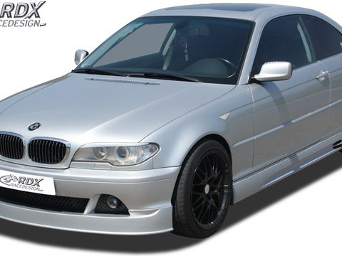 RDX Prelungire Spoiler Bara fata pentru BMW E46 Coupe / Cabrio Facelift (2003+) lip bara fata Spoilerlippe RDFA049 material GFK