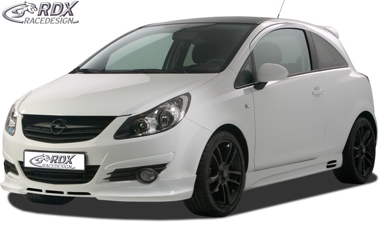 RDX Prelungire Spoiler Bara fata pentru OPEL Corsa D lip bara fata Spoilerlippe RDFA092 material Plastic
