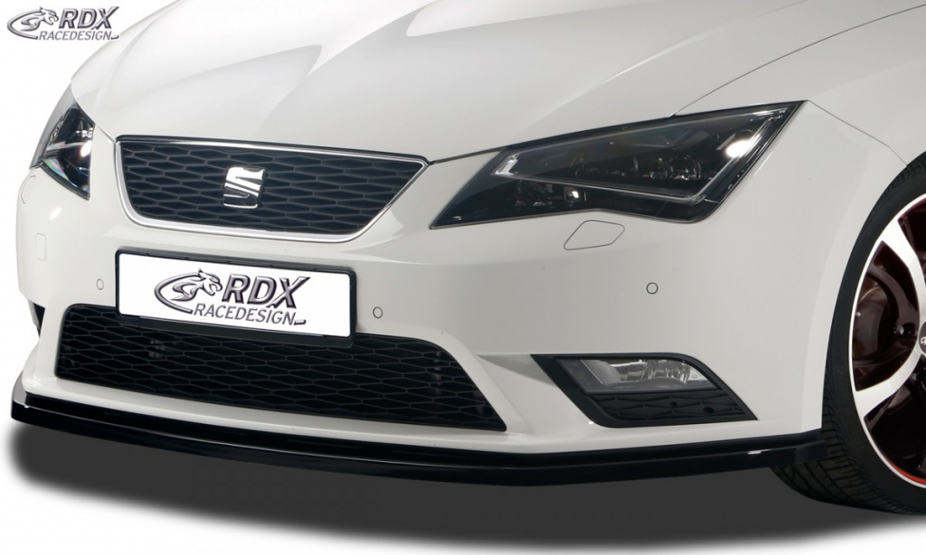 RDX Prelungire Spoiler Bara fata pentru SEAT Leon 5F / Leon 5F SC / Leon 5F ST lip bara fata Spoilerlippe Schwert RDFA058 material ABS