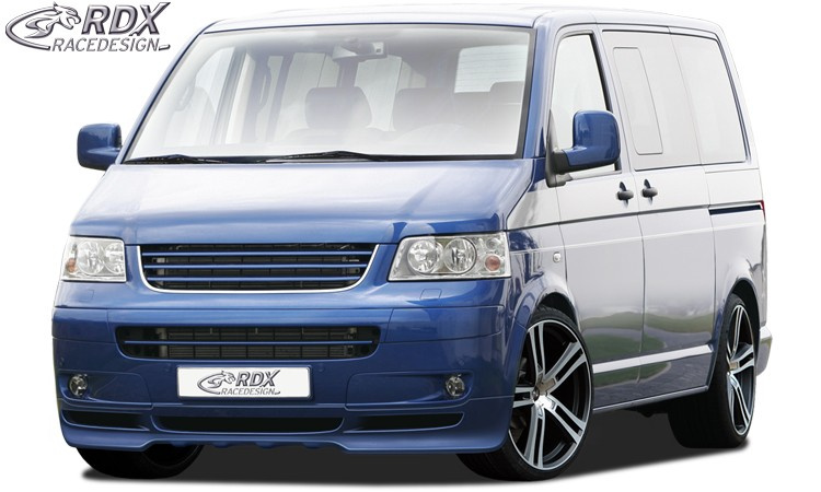 RDX Prelungire Spoiler Bara fata pentru VW T5 (-2009) lip bara fata Spoilerlippe RDFA008 material Plastic