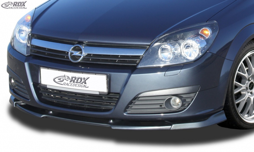 RDX Prelungire Spoiler Bara fata VARIO-X pentru OPEL Astra H 4/5 trig lip bara fata Spoilerlippe RDFAVX30640 material Plastic