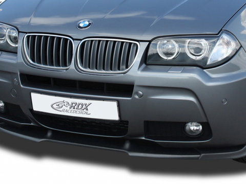 RDX Prelungire Spoiler Bara fata VARIO-X pentru BMW X3 E83 M-Technik 2006+ lip bara fata Spoilerlippe RDFAVX30180 material Plastic