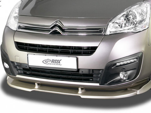 RDX Prelungire Spoiler Bara fata VARIO-X pentru CITROEN Berlingo 2015-2018 (Typ 7) / pentru PEUGEOT Partner 2015-2018 (Typ 7) lip bara fata Spoilerlippe RDFAVX30459 material Plastic