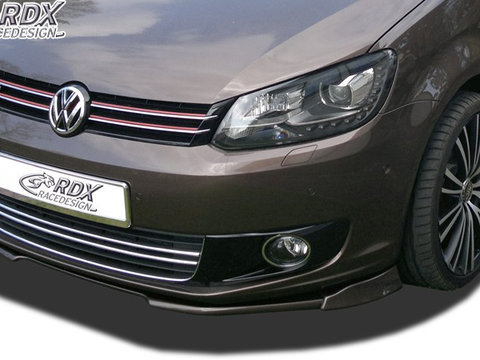 RDX Prelungire Spoiler Bara fata VARIO-X pentru VW Touran 1T Facelift (2010-2015) / Caddy 2K (2010-2015) lip bara fata Spoilerlippe RDFAVX30014 material Plastic