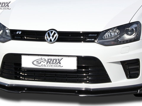 RDX Prelungire Spoiler Bara fata VARIO-X pentru VW Polo 6R WRC lip bara fata Spoilerlippe RDFAVX30682 material Plastic