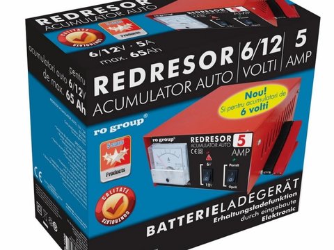 Redresor / incarcator baterie auto, 5A, 6-12V, maxim 65Ah
