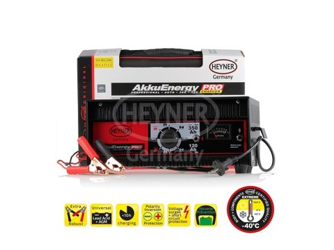 Redresor / incarcator baterii auto Akkuenergy Pro 30A 12V / 24V HEYNER (07749)