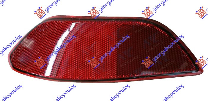 REFLECTOR BARA SPATE Stanga. , PORSCHE, PORSCHE CAYENNE 10-15, 650006102