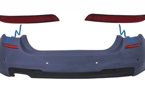 Reflectorizanti Bara Spate Catadioptru compatibil cu BMW 5 Series F10 (2011-up) M-tech Design