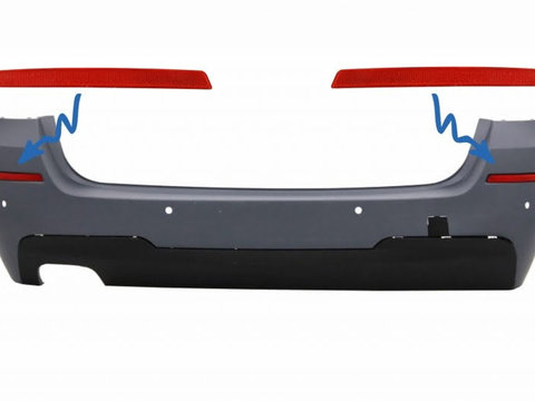 Reflectorizanti Bara Spate Catadioptru compatibil cu BMW 5 Series F11 (2011-up) M-tech Design