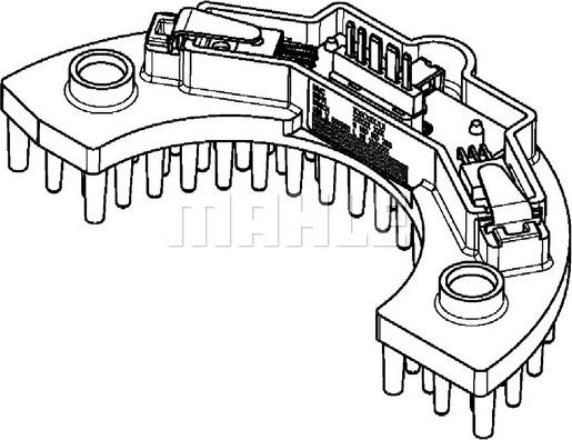 Reglaj, suflanta de interior PEUGEOT 307 SW (3H), Turism, 03.2002 - 12.2009 MAHLE ABR 58 000P