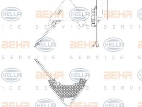 Reglaj, suflanta de interior PEUGEOT 806 (221), Citroen SYNERGIE (22, U6), FIAT ULYSSE (220) - HELLA 5HL 351 321-271