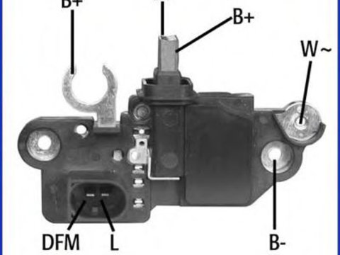 Regulator, alternator AUDI A4 (8EC, B7) (2004 - 2008) HITACHI 130570