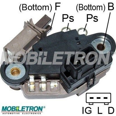 Regulator alternator # Bmw X5 2000 2001 2002 2003 2004 2005 2006 # VR PR3617H # MOBILETRON