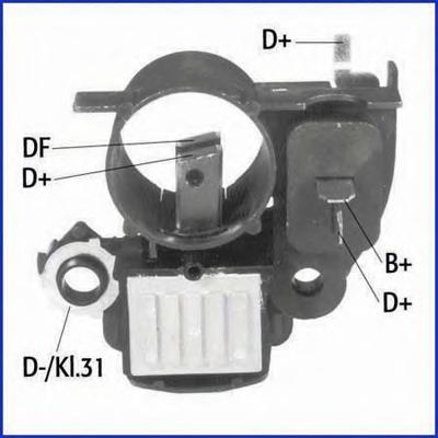 Regulator, alternator MITSUBISHI COLT Mk II (C1_A), MITSUBISHI CORDIA (A21_A, AB), MITSUBISHI LANCER Mk III (C1_A, C6_A) - HCO 132983