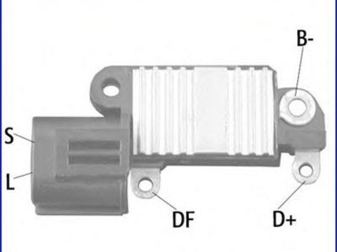 Regulator, alternator NISSAN PRIMERA Break (W10) - HCO 132853