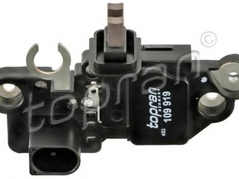 Regulator, alternator VW TRANSPORTER / CARAVELLE Mk IV bus (70XB, 70XC, 7DB, 7DW), VW SHARAN (7M8, 7M9, 7M6), SEAT ALHAMBRA (7V8, 7V9) - TOPRAN 109 91