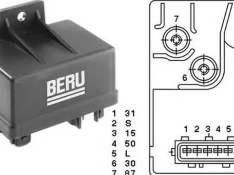 Releu bujii CITROEN XANTIA X1 BERU GR034 PieseDeTop