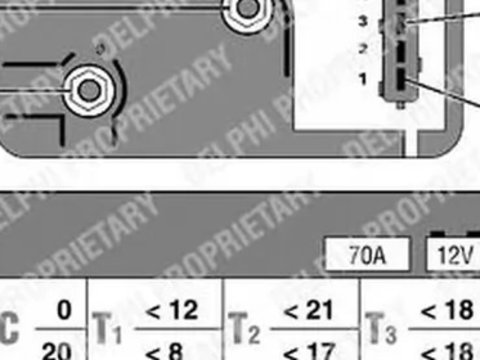 Releu bujii CITROEN XANTIA X1 DELPHI HDC137 PieseDeTop