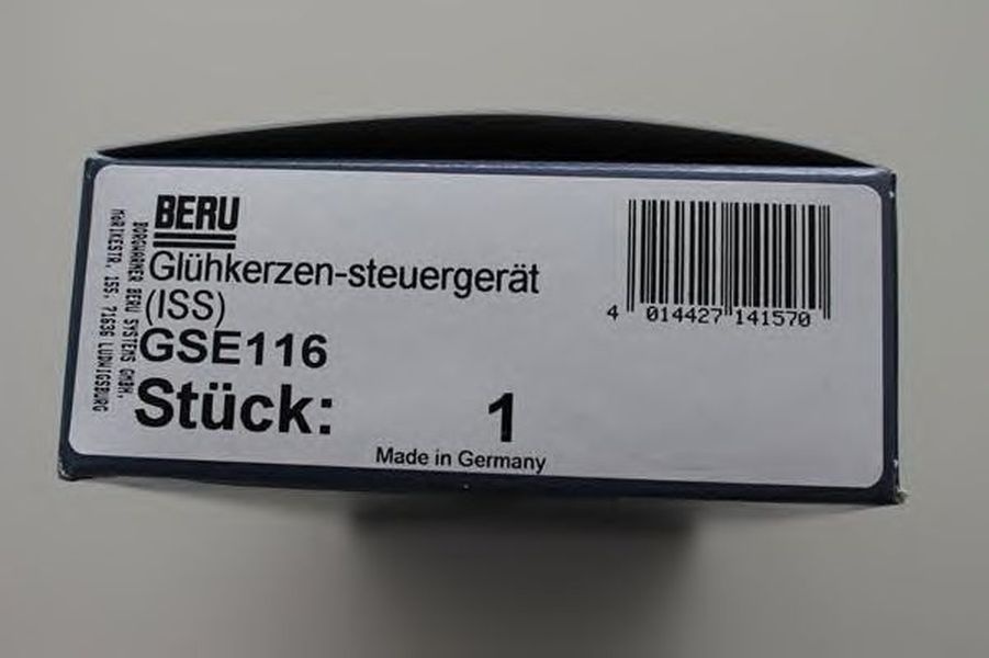 Releu bujii MERCEDES-BENZ C-CLASS W204 BERU GSE116