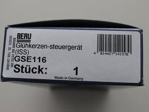 Releu bujii MERCEDES-BENZ S-CLASS W222 V222 X222 BERU GSE116