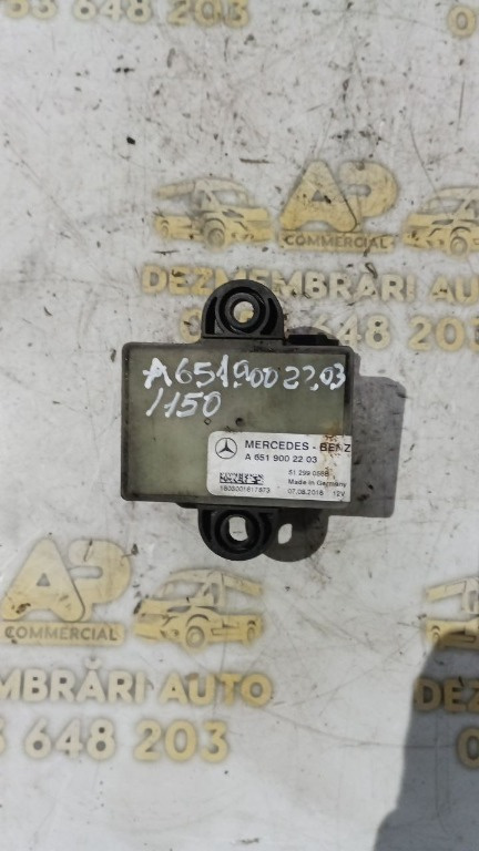 Releu bujii MERCEDES Clasa ML (W166) 2.2 CDI BlueTEC 4-matic cod: A6519002203