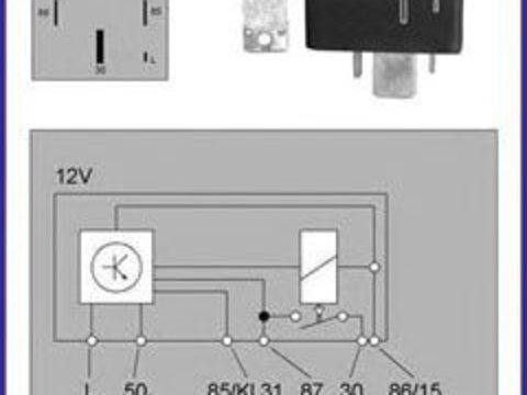 Releu comanda bujii incandescente FORD FIESTA caroserie (FVD) - Cod intern: W20205259 - LIVRARE DIN STOC in 24 ore!!!