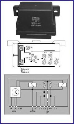 Releu comanda bujii incandescente MERCEDES-BENZ G-CLASS (W460) - Cod intern: W20205250 - LIVRARE DIN STOC in 24 ore!!!