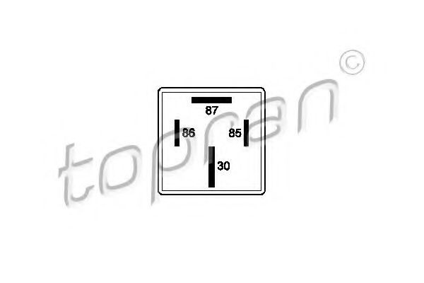 Releu, curent alimentare AUDI A8 (4E_) (2002 - 2010) TOPRAN 109 544