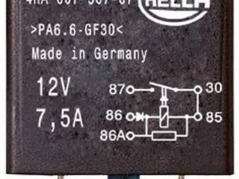 Releu, curent alimentare VW SHARAN (7M8, 7M9, 7M6) (1995 - 2010) HELLA 4RA 007 507-071