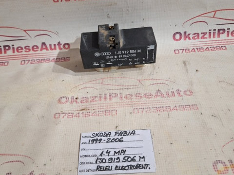 RELEU ELECTROVENTILATOR SKODA FABIA 1999-2006 1.4 MPI 1J0919506 M