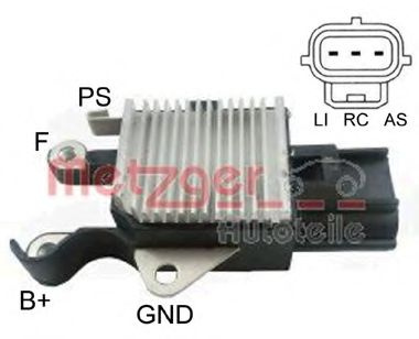 Releu incarcare alternator FORD FOCUS II (DA_) (2004 - 2012) METZGER 2390033