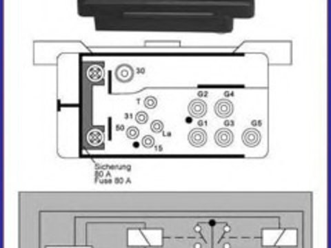 Releu instalatia de comanda bujii incandescente 132036 HITACHI pentru Mercedes-benz 190 Mercedes-benz Limuzina Mercedes-benz Kombi Mercedes-benz T1 Mercedes-benz E-class Mercedes-benz G-class