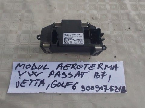 Releu Modul Rezistenta Aeroterma VW Jetta/ 2005-2010 /COD 3C0907521B