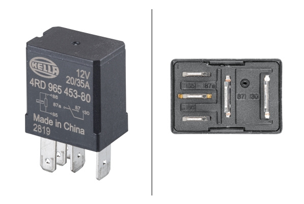 Releu multifunctional Portbagaj (4RD965453801 HELLA) ALPINA,BMW,BMW (BRILLIANCE),HOLDEN,JOHN DEERE,MASSEY FERGUSON,MERCEDES-BENZ,OPEL,VAUXHALL