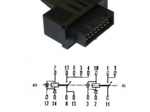 Releu, pompa combustibil PEUGEOT EXPERT Van (222) (1995 - 2016) MEAT & DORIA 73240107