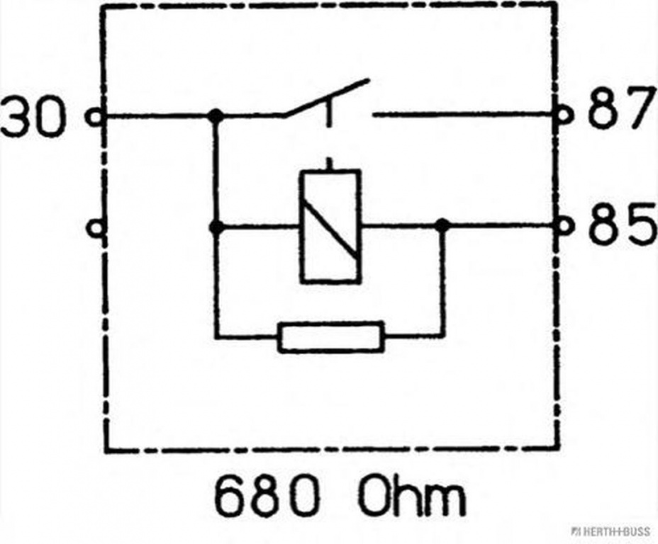 Releu pompa combustibil VW GOLF V Variant 1K5 HERTH BUSS 75613186